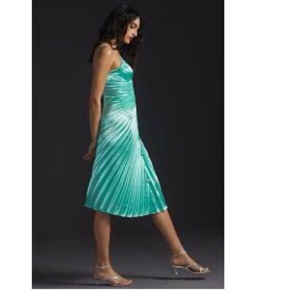 Anthropologie Dresses & Skirts - Anthropologie Delfi Collective V-Neck Pleated Midi Dress